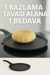 1 adet 28 cm bazlama tava alana 28 CM  TAVA BEDAVA - BAYRAM KAMPANYA